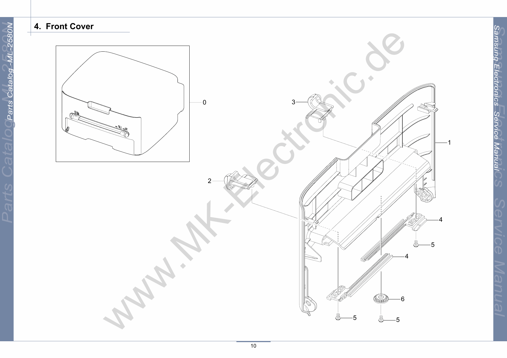 Samsung Laser-Printer ML-1910 1915 2525 2525W 2580N Parts Manual-4